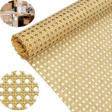 Rollos de ratán de 50x100cm para proyectos de bricolaje y reparación de muebles, tela de ratán adecuada para sillas, armarios, techos y camas, para decoración del hogar - Color imitación madera - Ver 1