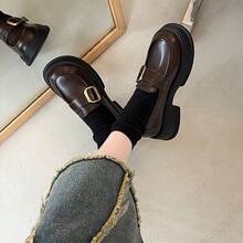 Women Loafers Shoes - 黑色 - 查看 3