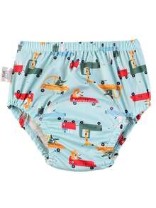 3pcs Toddler Potty Training Pants, Baby Training Underwear, Washable Diaper Covers, Infant Learning Pants, Breathable Cloth Diapers - Multicolor - View 7