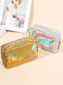 Laser Cosmetic Bag, Toiletry Bag, Cosmetic Storage Bag, Portable Travel Cosmetic Bag, Cosmetic Tool Kit, Coin Purse, Multi-Functional Storage Bag,Large Capacity Toiletries Organiser,Stylish Design, Portable And Versatile