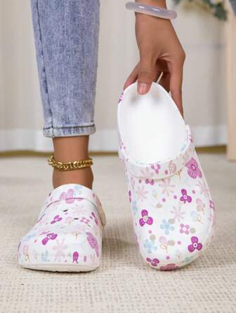 Sandales plates et amples réglables, convenant pour le jardin, les voyages, la plage, avec bout fermé