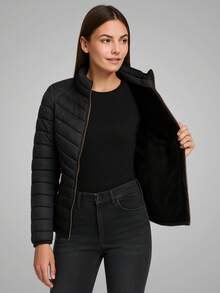 HPC POLO Chamarra Básica para Mujer Manga Larga – Cazadora Ligera, Cómoda y Casual, Perfecta para Uso Diario, Estilo Versátil y Combinaciones Informales