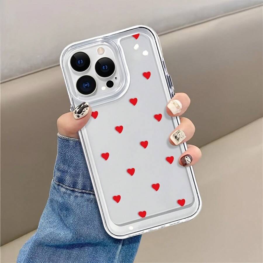 Funda compatible con phone 16 Pro/16 Plus/16 Pro/16, 15/14/13/12/11. Esta nueva y elegante funda transparente está fabricada en TPU suave, con orificios precisos para la lente y un diseño a prueba de golpes y caídas en una sola pieza moldeada. - transparente - Ver 1