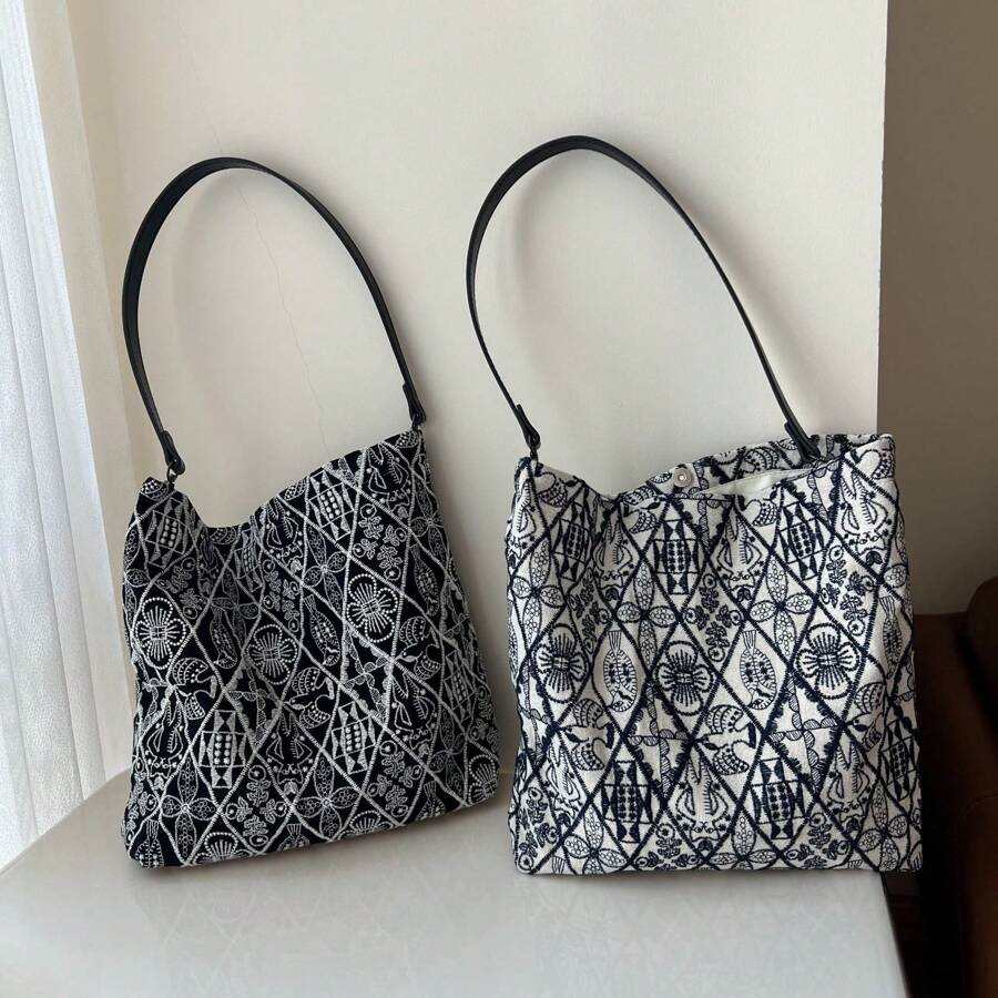 Women Shoulder Bags - 卡其色 - 查看 1