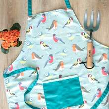 British Garden Birds Cotton Apron - Default - View 4
