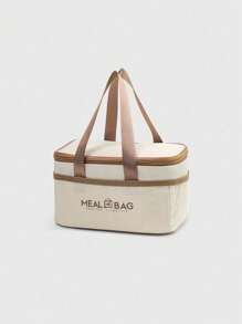 4-warstwowa izolowana torba na lunch, termiczna torba chłodząca i ogrzewająca, wodoodporna torba na lunch z folii aluminiowej do pracy, szkoły, na piknik i zajęcia na świeżym powietrzu