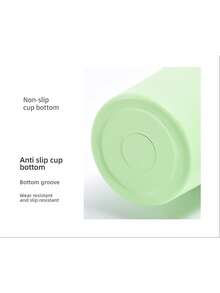 1pc, 40oz Tumbler With Lid, Straw And Handle, Stainless Steel Vacuum Insulated Water Bottle Travel Mug For Iced Coffee, Hot And Cold Tea | 0oz Large Capacity Ice Master Cup Stainless Steel Water Cup Car Cup Straw Mug - Shape - View 12