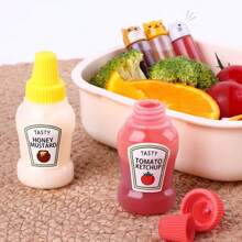 12/8/4/2pcs Bento Boxes, Tourism Mini Seasoning Bottle, Bento Box Seasoning Organizer,Portable Salad Dressing Bottles With Lid, Mini Sauce Bottles, For Office, Work, School, Camping And Picnic, For Sauce, Spice And Jam, Kitchen Organizers And Storage, Kitchen Accessories,Mother's Day,Gift For My Mother,Back To School Supplies, Back To School Season Supplies