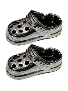 鞋形陶瓷烟灰缸,独特的烟灰缸礼品,适合烟民、家庭、办公室、酒店桌面摆放,也可用作办公桌配件、圣诞装饰、婚礼装饰、家居装饰或房间装饰。 - 彩色 - 查看 21