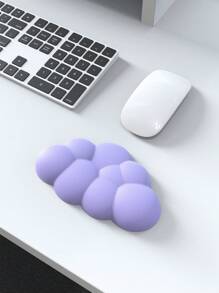 Repose-poignet En Nuage Noir, Support/coussinets En Mousse À Mémoire De Forme Souple Pour Une Dactylographie Facile Et Un Soulagement De La Douleur, Repose-poignet Ergonomique Anti-dérapant Pour Ordinateur De Jeu Pc/ordinateur Portable/pad De Main/bureau Mignon