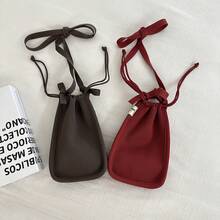 Women Shoulder Bags - 酒紅色 - 查看 5