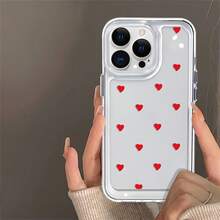 Funda compatible con phone 16 Pro/16 Plus/16 Pro/16, 15/14/13/12/11. Esta nueva y elegante funda transparente está fabricada en TPU suave, con orificios precisos para la lente y un diseño a prueba de golpes y caídas en una sola pieza moldeada. - transparente - Ver 5