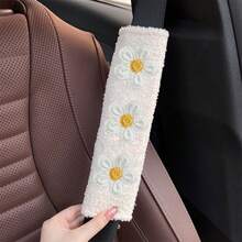 1pc/2pcs Car Seat Belt Shoulder Protector Fresh Floral Car Seat Belt Protector Soft And Comfortable - one-size - View 15
