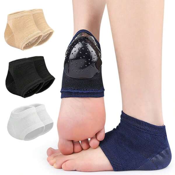 2pcs Silicone Heel And Foot Support - Provides Support For Ankles Caused By Long-Term Standing, Providing Comfortable Walking Assistance. For Ankle Soles