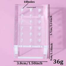 Acrylic Nail Drill Bit Storage Box, Nail Drill Bit Holder, Display Stand, Nail Drill Bit Storage Box, Nail Drill Bit, Nail Organizer Rack - Multicolor - View 6