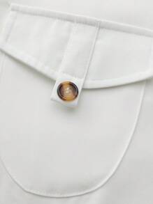 Kaunda Suits For Men White Pocket Suit 2 Pieces Set Men's Clothing Wedding Casual Suit Men Traditional Clothing African Style Men's Suit Set - White - View 8