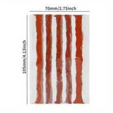 100件汽车轮胎修补工具汽车轮胎补胎摩托车快速补胎密封胶条套装车库汽车配件轮胎修理工具汽车配件