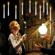 10er Pack, 20er Pack hängende flammenloses Kerzen Dekorations Licht, mit Dimmer Fernbedienung, geeignet für Geburtstagsfeiern, Zusammenkünfte, Hochzeiten und andere Dekorationen, exklusiv für Halloween und Weihnachten (ohne Batterien) Halloween Dekorations Licht Heim Dekoration Party Dekoration Halloween Dekoration Raum Dekoration Halloween Garten Dekoration als Geschenk Fairy