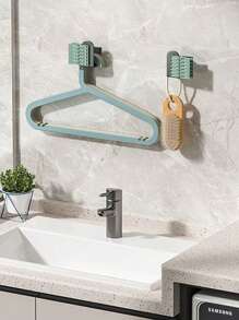 2 pièces Porte-couvercle de pot sans perçage, étagère multifonctionnelle de cuisine pour planche à découper, couvercle de casserole, salle de bain, balcon, étagère de rangement murale