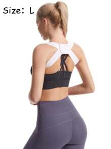 Corrector de postura ajustable para mujeres y hombres, soporte de postura invisible para adultos, cinta de soporte para la espalda y los hombros para mejorar la postura, soporte para la espalda y el pecho, cinta moldeadora del Body, unicolor de poliéster, accesorios de sujetador, sin batería requerida