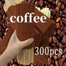 20/100/300 szt. bambusowych kadzidełek o zapachu kawy, odpowiednich do domowego oczyszczania powietrza, aromaterapii, jogi, biura, herbaciarni – prezent świąteczny