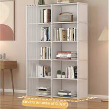 1 chiếc tủ quần áo gấp gọn di động, giá để đồ đa chức năng dễ lắp ráp, lý tưởng cho ký túc xá, căn hộ và nhà cho thuê - Nhiều màu - Xem 13