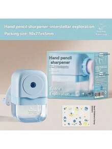 Macaron Color Pencil Sharpener, Hand-Crank Pencil Sharpener For Elementary Students, Comes With Matching Color Stickers, Dedicated Pencil Sharpener - A - View 7