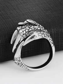 1pc Men's Retro Punk Style Adjustable Dragon Claw Finger Ring, Suitable For Daily Wear, Banquet, Party, Gift, Father's Day, Back To School - Dragon Claw Ring - View 4