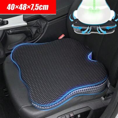 Cojín de asiento, cojín de cuña, cojín ortopédico de cuña para asiento de coche, cojín de cuña para asiento, elevador de asiento de cuña
