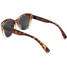 Gafas de sol polarizadas, estilo clásico lentes de sol ojo de gato para mujer - Transparente - Ver 7