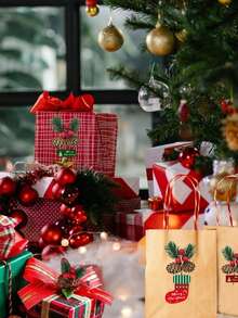 Christmas Floral Picks, Artificial Christmas Picks , Pine Cone Holly Berry Stems For Crafts, Artificial Christmas Picks And Sprays, Red Berry Branches Greenery For Christmas Home Decor, Garland, Wreath ,Christmas Decorations Room Decor