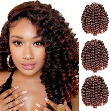 MJamaican Bounce Crochet Hair Wand Curl Crochet Hair For Women Soft And Bouncy Jamaican  Hair NaturalLooking Curly Hair Extensions T30 6 Inch (Pack Of 6 )8001 - t30 - 查看 1