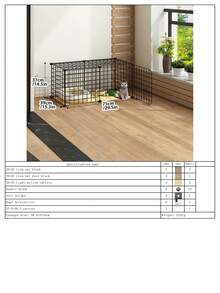2-Tier Cat Cage With Litter Box, Indoor Cat House, Small Pet Supplies - Multicolor - View 16