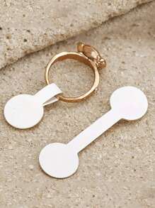 500-100pcs/Set Jewelry Price Tags Stickers, Square Label Pricing Self-Adhesive Blank Tags For Rings, Necklaces, Earrings Price Identification Rectangular Labels, Suitable For Easter, Halloween, Christmas, Thanksgiving, Mother's Day