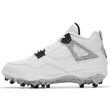 Men's Olive Jordan 4 Retro TD Casual Comfortable Sports Sneakers HQ0207-106