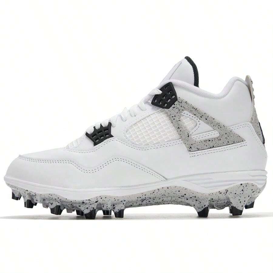 Men's Olive Jordan 4 Retro TD Casual Comfortable Sports Sneakers HQ0207-106