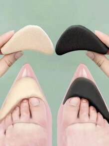 Adjustable Toe Cushion Foam High Heel Insoles, Anti-Slip Forefoot Pads, Thick Unisex Cushion Pads To Prevent Pain, Reduce Size Half Pad Forefoot Insoles