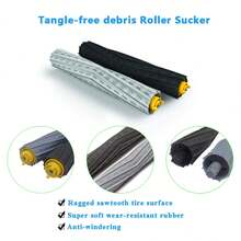 适用于 iRobot Roomba 800 和 900 系列的 14 件套替换零件包 - 包括边刷、过滤器、滚刷等，适用于机器人吸尘器 - 黃色 - 查看 3