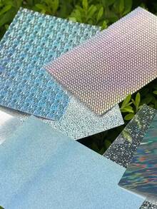 16/12 Cartulina con patrones florales surtidos (estilos aleatorios), tamaño A4 - 8.27*11.6 pulgadas, papel especial holográfico iridiscente, alto brillo, colores vibrantes, capas distintivas, adecuado para scrapbooking, tarjetas de felicitación, Navidad, álbumes hechos a mano, tarjetas de manualidades, invitaciones, fiestas de cumpleaños, decoraciones navideñas, esencial para proyectos DIY