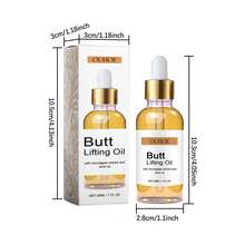 [Local Warehouse Delivery]1pc Buttocks Skin Care Oil, Buttocks Care Nourishes The Skin, Firming And Elasticity Moisturizing Body Lifting Massage Oil - 黃色 - 查看 7