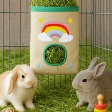 Nouveau sac d'alimentation pour animaux de compagnie, sac mignon pour l'alimentation en herbe des lapins, distributeur de foin pour hamsters