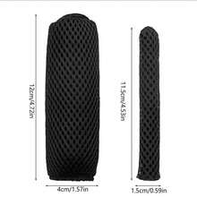 Un set di manubri per bicicletta ergonomici - antiscivolo, assorbenti del sudore, traspiranti e confortevoli, in grado di migliorare il controllo e ridurre l'affaticamento delle mani - nero, accessorio universale per bicicletta adatto a tutte le stagioni, design della presa alla moda, superficie di presa testurizzata