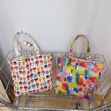 Women Tote Bags - 手繪塗鴉花 - 查看 6