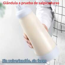Botella de plástico multiusos para cocina, ideal para salsas, aceites, miel o decoración de postres, reutilizable y práctica - Blanco - Ver 5
