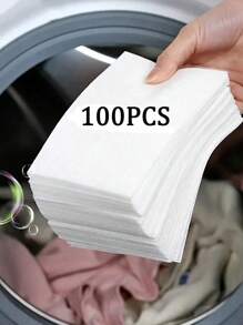 240/120片装洗衣吸色纸防染色洗衣片适用于洗衣机清洁衣物防染色纸 - 白色 - 查看 17