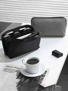 内袋、储物袋、黑色数码收纳包、灰色数码收纳包、运动相机、摄影配件、USB 闪存盘、充电线、分类收纳、旅行便携包线缆收纳包 - 彩色 - 查看 17