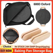 Bolsa de almacenamiento para bandejas de hornear, bolsa para asar con mango, bolsa impermeable para sartenes de 47x38cm, herramienta de BBQ para acampar al aire libre - 2 piezas de mango de sartén - Ver 1