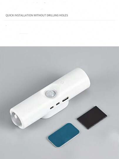 New Magnetic Wand Verlichting Rechargeable Night Light, Slimme Motion Sensor Self Adhesive Hillside Dual Cat Eye Atmosphere Lamp Stairs, Indoor, Outdoor, Balcony view 9