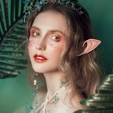 1 Pair Halloween Elf Ears Cosplay Props, Elf Ears, Vampire Fake Teeth, Fairy Fake Ears - Multicolor - View 5