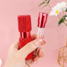 1 pièce Vaporisateur de parfum rechargeableluxueux de 0,27 oz, distributeur de liquide portable anti-fuite, idéal pour le cologne, les liquides, le flacon de parfum rechargeablepour les voyages et l'usage quotidien, accessoires de salle de bain, décoration de la maison